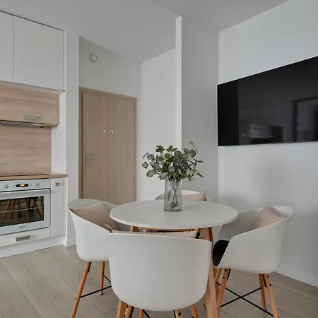 Waterlane Riverside - Spa, Pool, Gym & Parking By Downtown Lägenhetshotell Gdańsk