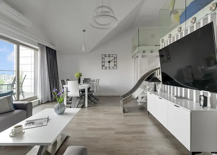 Waterlane Riverside - Spa, Pool, Gym & Parking By Downtown Gdańsk