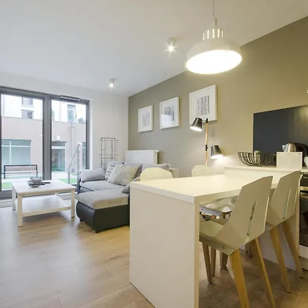 Apartment Waterlane Riverside - Spa, Pool, Gym & Parking By Downtown Gdansk