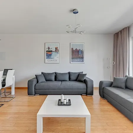 Waterlane Riverside - Spa, Pool, Gym & Parking By Downtown Apartment Gdansk
