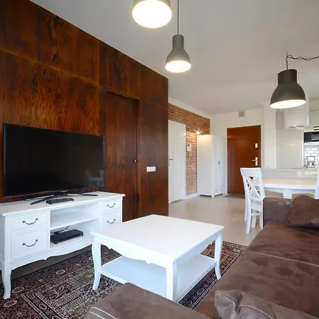 Apartment Waterlane Riverside - Spa, Pool, Gym & Parking By Downtown Gdansk