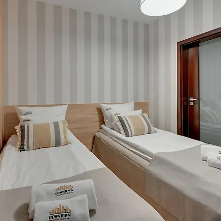 Waterlane Riverside - Spa, Pool, Gym & Parking By Downtown Apart Otel Gdansk
