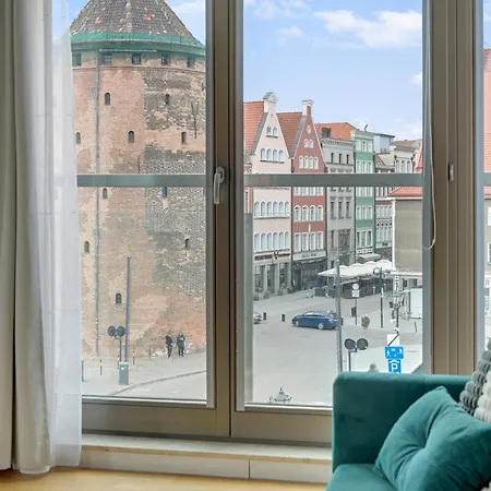 Waterlane Riverside - Spa, Pool, Gym & Parking By Downtown Aparthotel Gdańsk