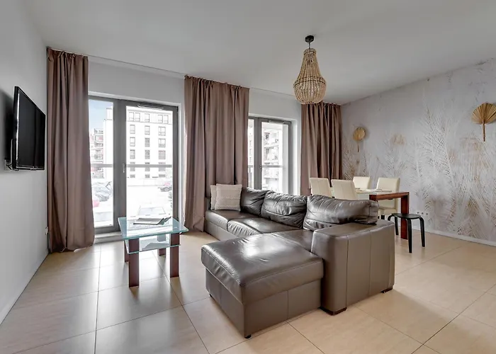 Waterlane Riverside - Spa, Pool, Gym & Parking By Downtown Gdańsk