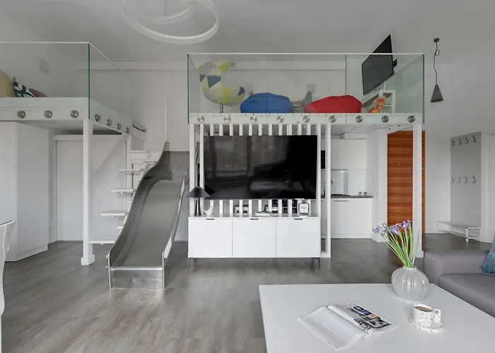 Waterlane Riverside - Spa, Pool, Gym & Parking By Downtown Gdańsk