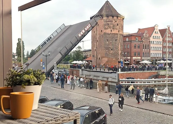 Waterlane Riverside - Spa, Pool, Gym & Parking By Downtown Gdańsk